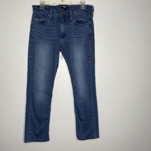 Paige Federal Jeans Men's 31 X 29 Blue Denim Straight Regular Fit Stretch